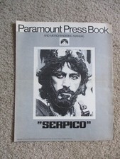 SERPICO ORIGINAL 1974 PRESSBOOK UNCUT AL PACINO SIDNEY LUMET CLASSIC EX