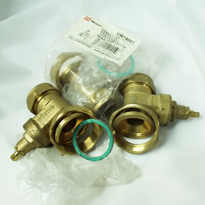 3 x 28 mm x 1 1/2'' Schieber Typ Pumpenventil Messing UW19001 3er Pack NEU