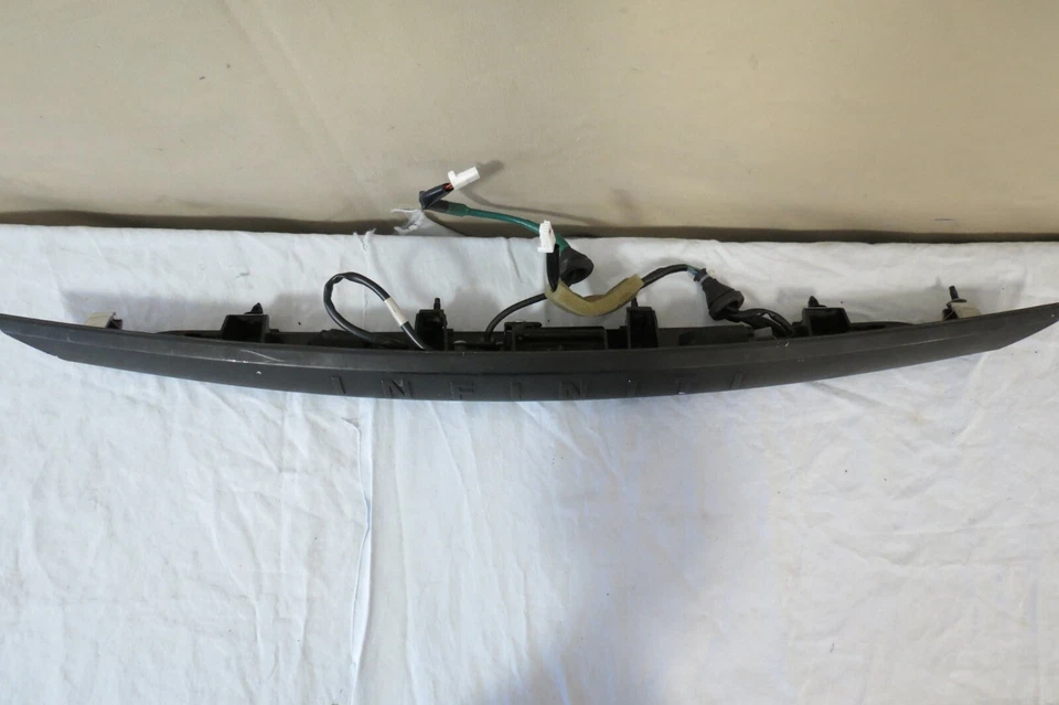 ✅ 14 15 16 17 2014-2017 Infiniti Q50 maletero adorno panel moldura con cámara OEM Foto 3 de 4