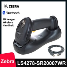 Symbol LS4278-SR20007WR Wireless Bluetooth Barcode Scanner w/ USB Cable  Cradle