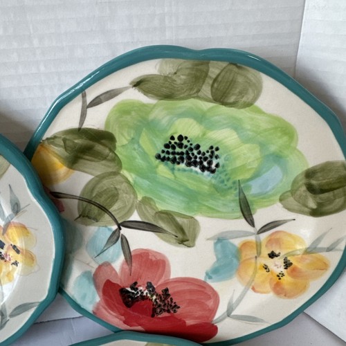 Insalatiera vintage Bloom By Pioneer donna in gres diametro 8,5" - set di 7 - Foto 8 di 15