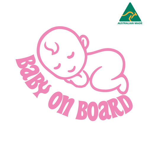 Baby On Board Warning Vinyl Decal Sticker 15 cm x 12 cm - Picture 9 of 16