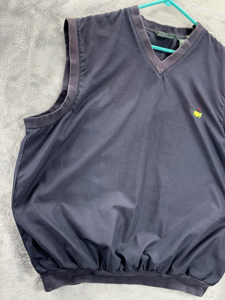 VTG Masters Collection Adult Large Pullover V-Neck Vest Hong Kong Blue Augusta - Image 2 of 4