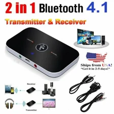 Bluetooth V4 Transmitter & Receiver Wireless A2DP Audio 3.5mm Aux Adapter Hub A6