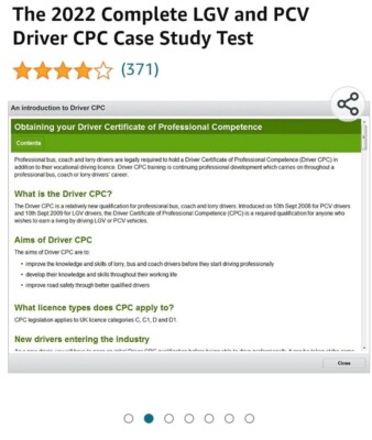 The Complete LGV & PCV Driver CPC Case Study 2023 Theory Test