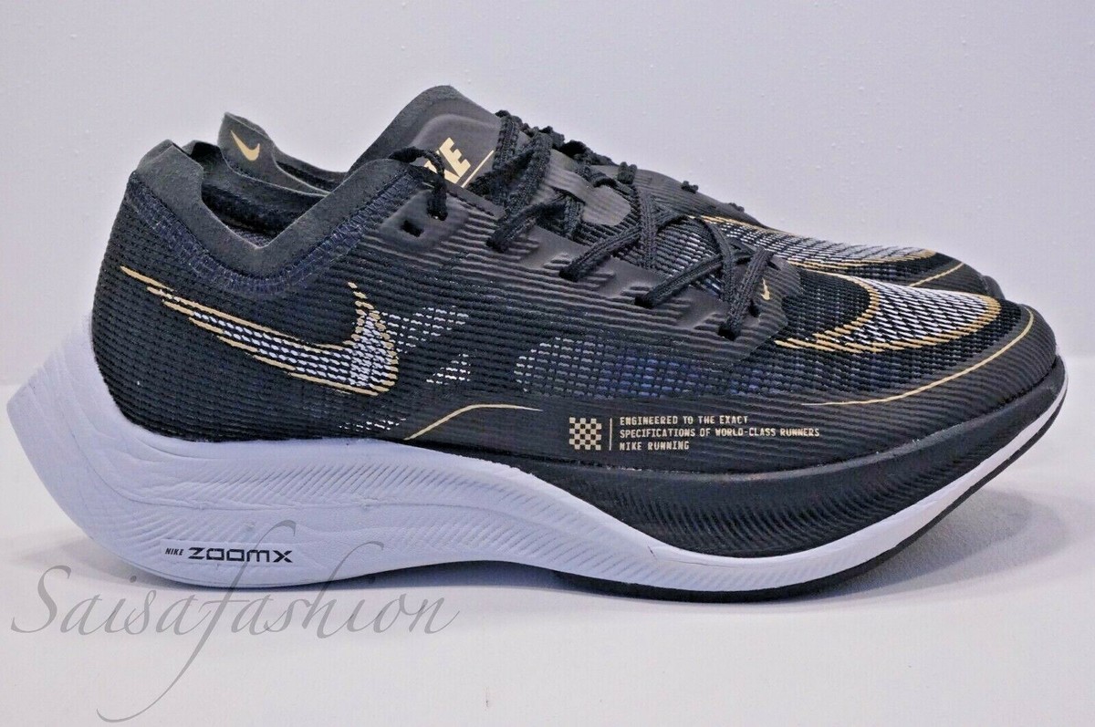 Nike ZoomX Vaporfly Next% 2 Black Gold CU4123-001 Women's Nike ZoomX Vaporfly Next% 2 Black Gold CU4123-001 Women's