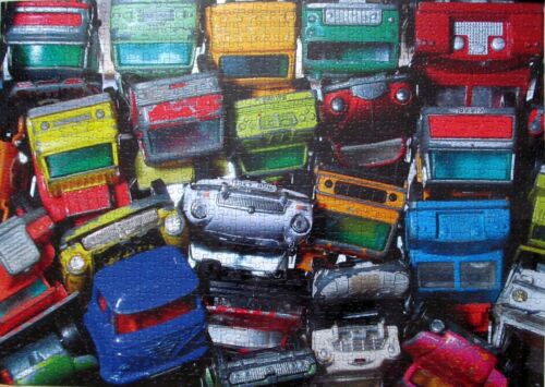 Puzzle puzzle M&S 1000 pièces - jouets vintage voitures - costume boîte d'allumettes Corgi collectionneur - Photo 1/3