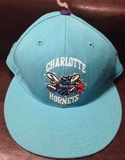 NWOT Vintage Charlotte Hornets Mitchell & Ness Hat Hardwood Classics 7 3/8
