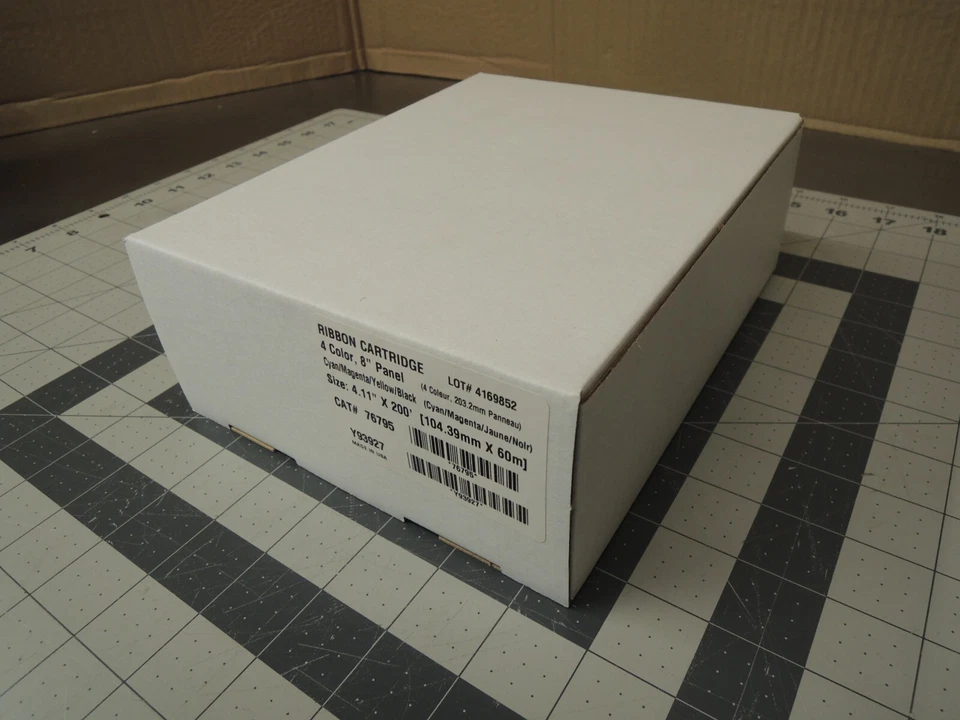 Cinta de impresora Brady GlobalMark a cuatro colores - cian/magenta/amarillo/negro #76795 Foto 3 de 4