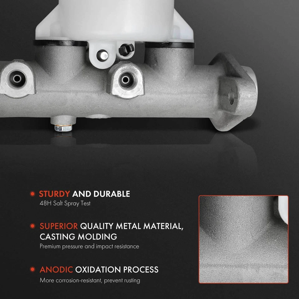 Cilindro maestro de freno con depósito y sensor para Dodge Raider Ram 50 Mitsubishi Foto 2 de 4