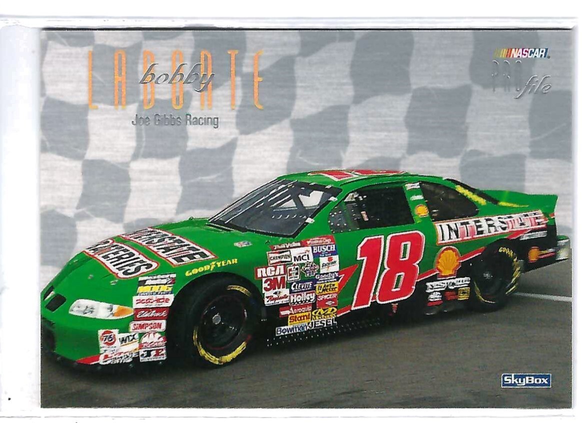1997 NASCAR PROfile Joe Gibbs Racing Bobby Labonte | eBay