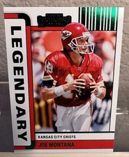 2022 Panini Contenders - Legendary Green Foil - #LGD-JMO Joe Montana 