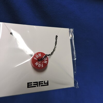 Effy Spaß Spaß Spaß Anhänger 18'' schwarz Kette Halskette neu im Paket
