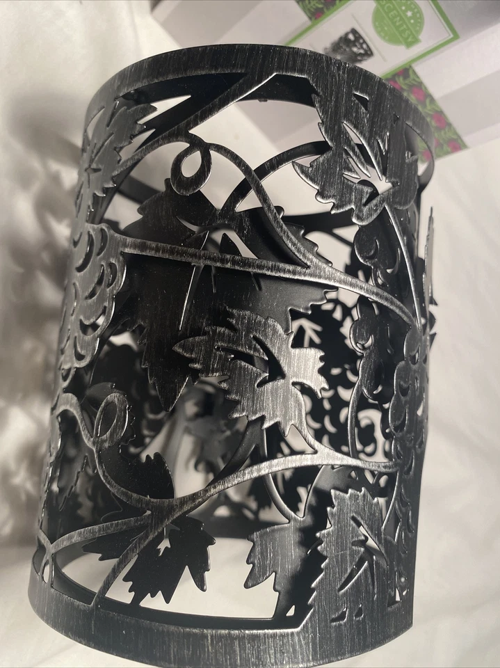 ENVOLTÓRIO AQUECEDOR DE VIDEIRA TOSCANA PERFUMADO Metal duas camadas com caixa comporta frasco Yankee - Imagem 3 de 4