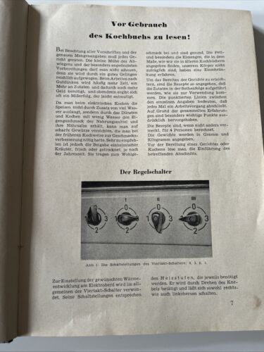 E. Meyer Haagen Das Elektrische Kochen 863 Rezepte Bewag 1952 - Bild 3 von 6