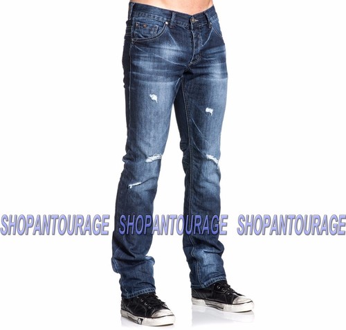 Affliction Ace Ascended Portland 110SS176 New Slim Straight Fashion Denim Jeans