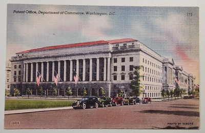 Post Office, Department of Commerce, Washington, D.C. Linen Postcard