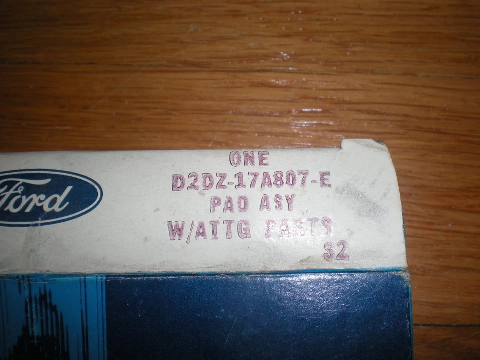 Ford Maverick 1972 parachoques protector almohadilla cobre nuevo de lote Foto 2 de 2