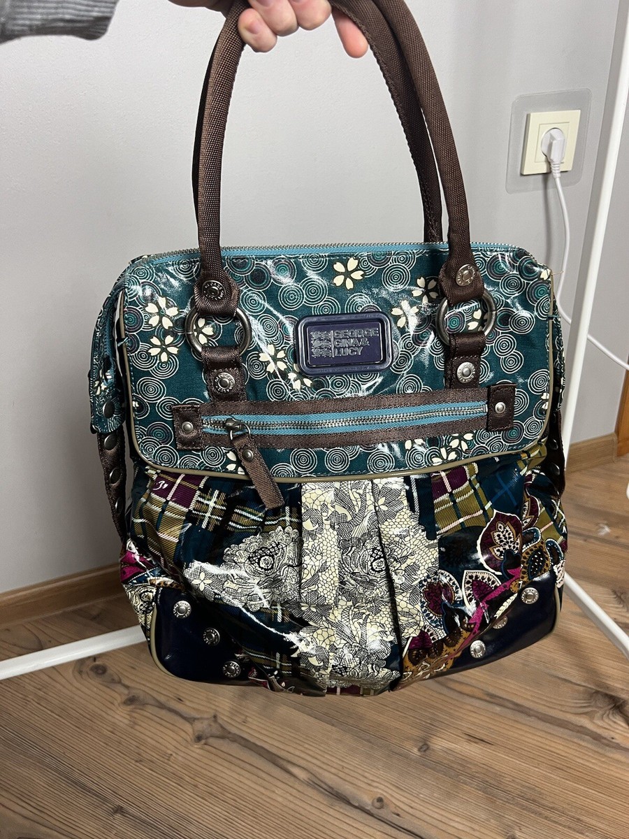 GGL George Gina Lucy Paisley Mutlicolored Large Shoulder Bag