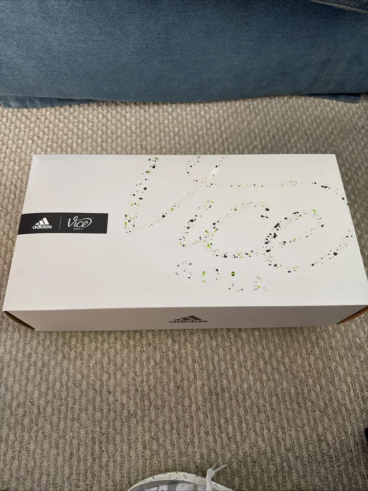 Мужские туфли для гольфа Adidas Limited 1/1000 Vice размер 8,5 лаймово-зеленые Ultra Boost - Изображение 4 из 4