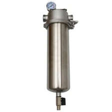 TECHTONGDA 8000L/h Stainless Steel Front Filter 1 Inlet10in w/40μm Filter Screen