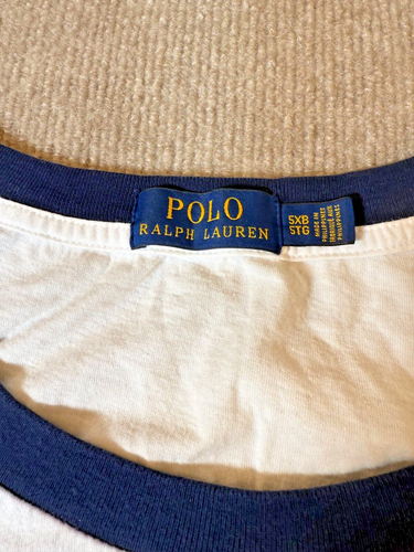 Selten: 5XB Polo Ralph Lauren Captain Bear Ringer Shirt Kurzarm Rundhals - Bild 5 von 7