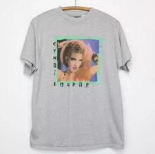1984 Cyndi Lauper Fun Tour Gift For Fan S-5XL Unisex Cotton T-shirt Gray