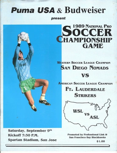 USA NPSL Championship Game '89 : San Diego Nomads v Fort Lauderdale Strikers (2)