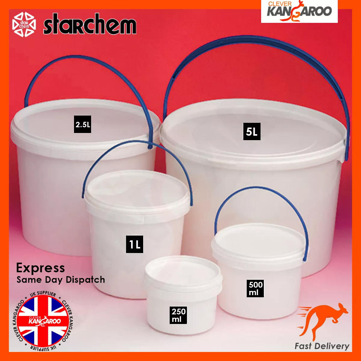 Painting plastic buckets sale