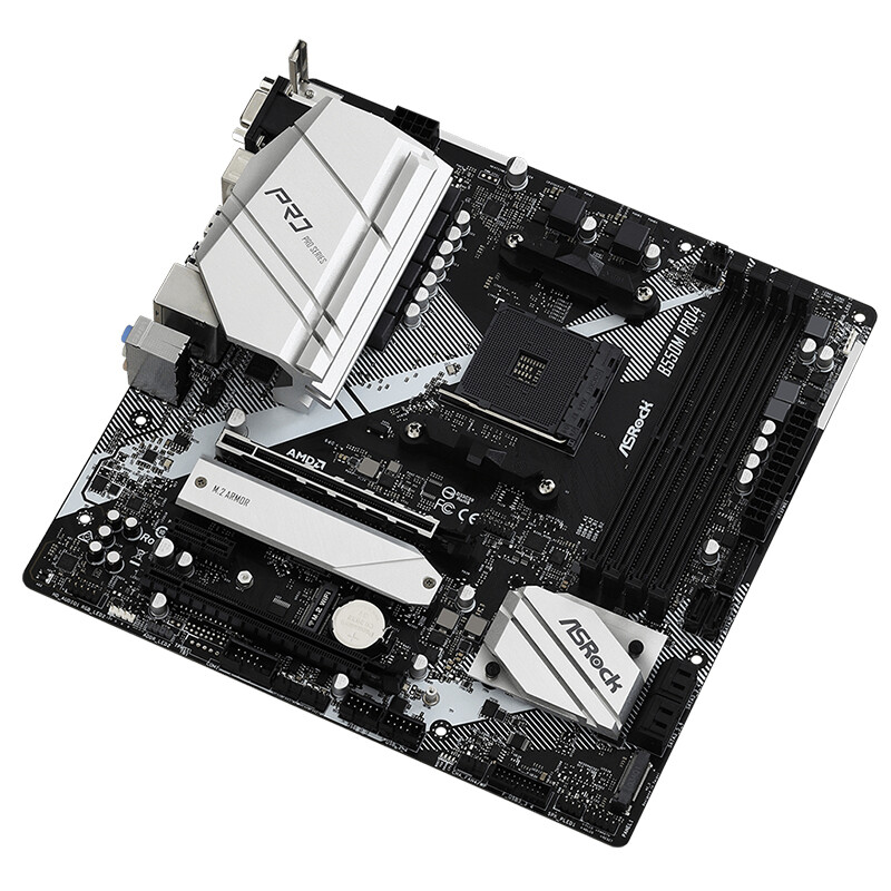 For Asrock B550M PRO4 AMD B550 AM4 Micro-ATX DDR4 VGA DP