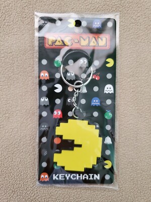 Set of 5 Pac-Man Rubber Ghost Keychains: Inky, Blinky, Pinky