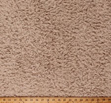 60" Luxury Faux Fur Cream Acrylic Blend Fabric by the Yard A614.10