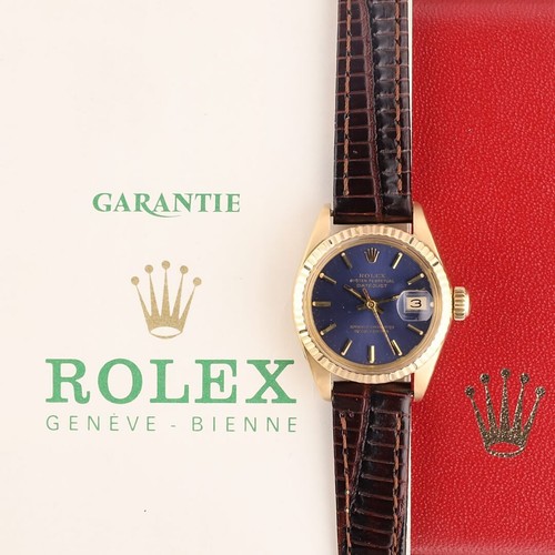 Rolex Datejust Ladies Ref. 6917, 18k Gold – Blue Dial (Circa 1978) - Picture 3 of 11