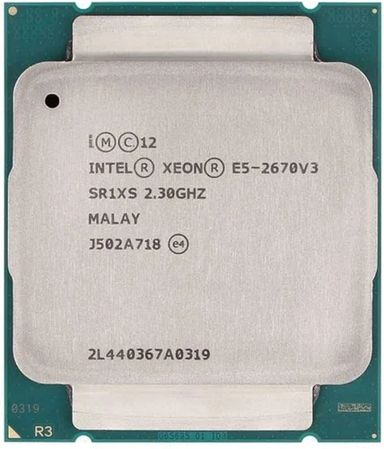 Intel Xeon E5-2670 V3 (SR1XS) - 12-Core 2.30GHz LGA2011-3 30MB 120W CPU