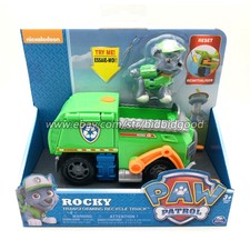 paw patrol rocky radio control recycling truck