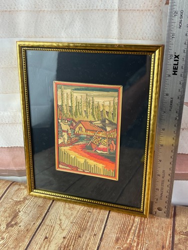MEXICAN STRAW FOLK ART MOSIAC STIX BAER FULLER - Picture 4 of 8