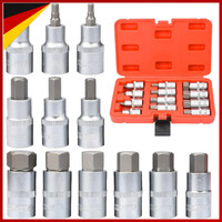 Inbus Nuss Satz Innensechskant 12 StüCk 5-22 Mm Vielzahn 1/2 Zoll