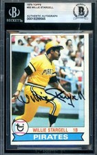 Willie Stargell Beckett BAS Signed 1979 Topps Autograph