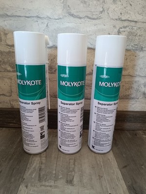 3x Molykote Separator Silikonspray  Trenn- Gleitmittel  12024754  400ml MHD 2025