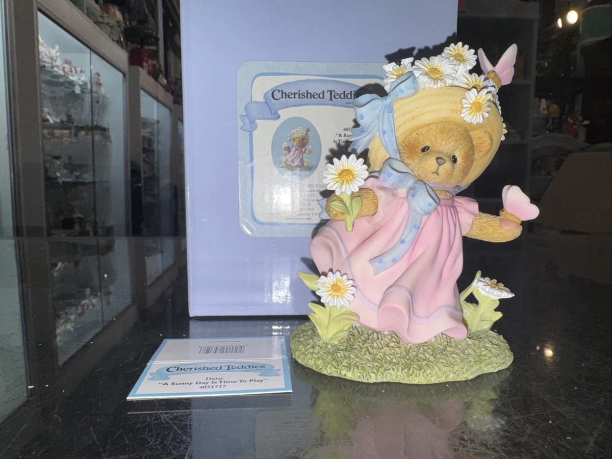 Cherished Teddies daisy Ultra Rare A Sunny Day Is Time To Play
