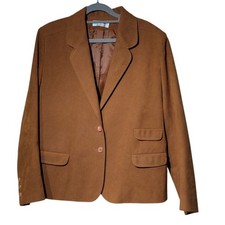 Adolph Shuman for Lilli Ann Vintage Brown Ultra Suede Women's Blazer