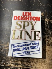 Len Deighton Spy Line - First Edition Vintage Book Club Hardback 1989? free P&P 