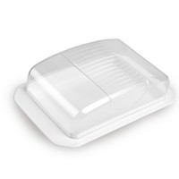 Butterdose Butterschale Butterglocke Butter Schale BehäLter Dose Weiß Anthrazit