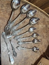 Springtime Stainless Japan Flatware Lot Of 10 Pre Owned Good Condition