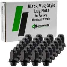 Black Lug Nuts for 2010-2023 Lexus GX460 with Factory Wheels