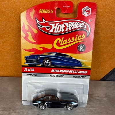 Hot Wheels Classics Series 5 Aston Martin DB4 GT Zagato Blue 23/30 N6946 Metal