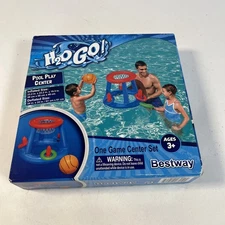 New H20GO Swimming Pool Inflatable Play Game Center Basketball Rings Water Toy