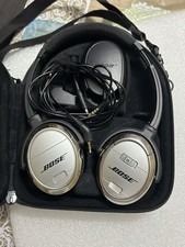 Bose QuietComfort 3 QC-3 Acoustic Noise Cancelling Headphones w/ Case  Adapters