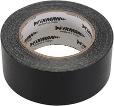 Fixman 190160 Super Heavy Duty Duct Tape 50 mm x 50m Black 0.24 per metre