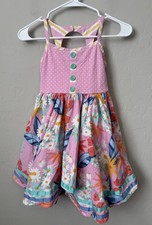 Matilda Jane 8 Dream Chasers Sunny Afternoon Sleeveless Floral Dress Girls